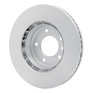 Porsche Cayenne Brake Rotor (1) - Left Front - R1 Concepts - GEOSPEC Coated - `03-`18